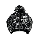 Mixed Emotion Black 'Graffiti' hoodie