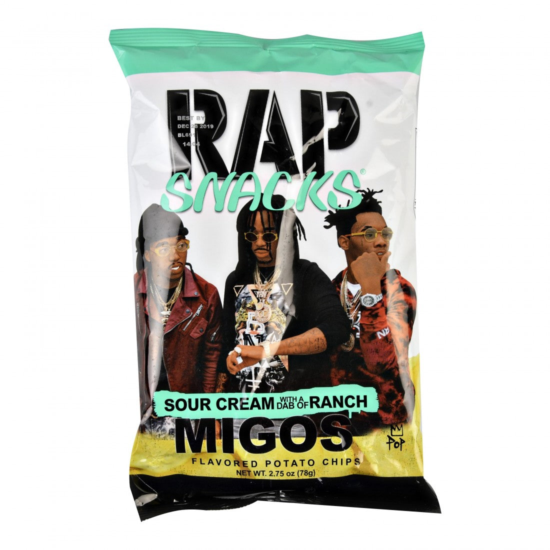 Rap Snacks Migos Sour Cream With A Dab Of Ranch Chips