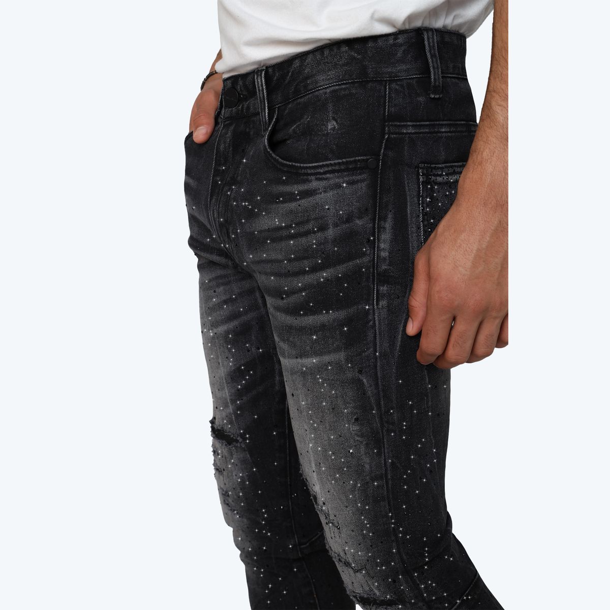 All Fashion Rhine Stone Jeans