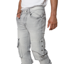 Eyelet Cargo Jeans