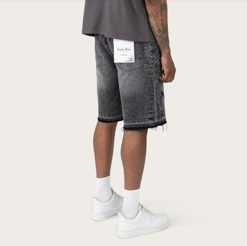 SMOKE RISE SUN BLEACHED EFFECT COLORED SHORTS