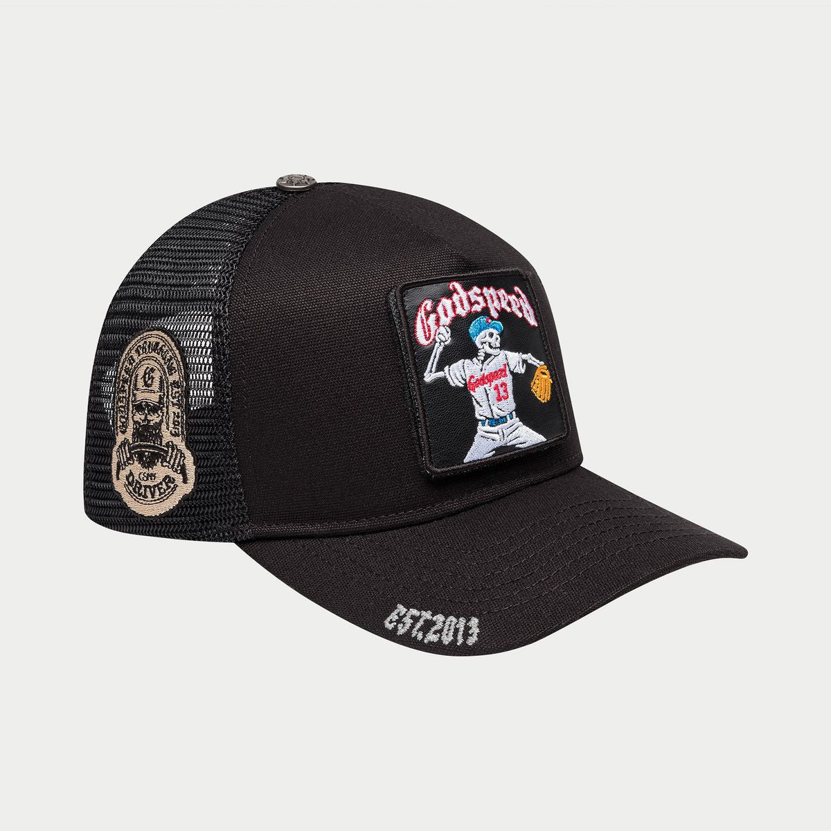 GODSPEED Mood Trucker Hat II (Black Interchangeable Patches)