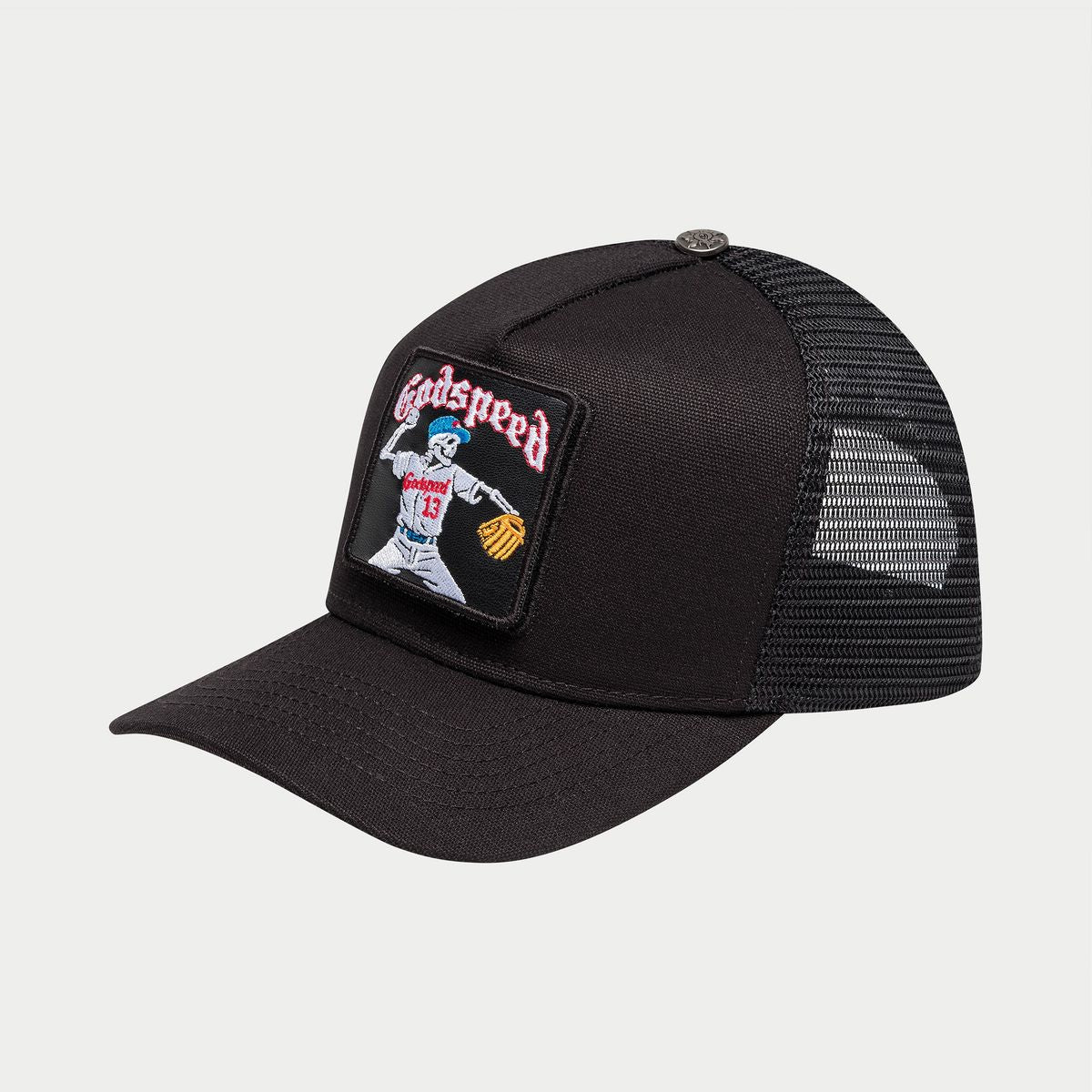 GODSPEED Mood Trucker Hat II (Black Interchangeable Patches)