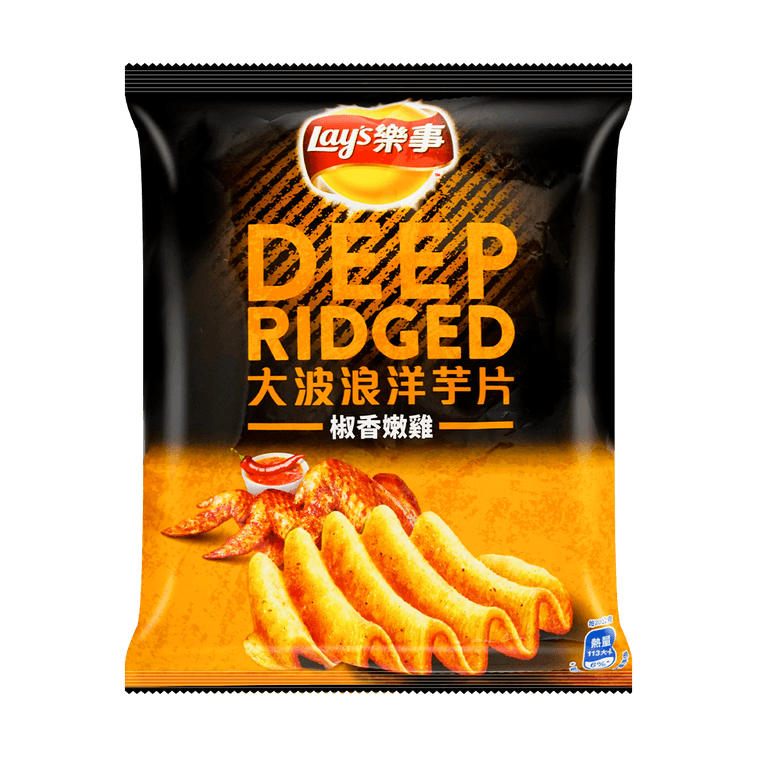 Lays Pepper Chicken Deep Ridged