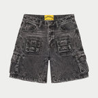 GODSPEED Octagon Cargo Denim Shorts