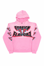 Foreign Flavorzz 2026 Pink Premium Sun Faded Hoodie