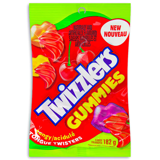 Twizzlers Gummies Tangy Tongue Twisters Cherry