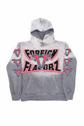 Foreign Flavorzz 2026 Grey Premium Sun Faded Hoodie