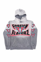 Foreign Flavorzz 2026 Grey Premium Sun Faded Hoodie