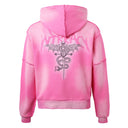 LOST INTRICACY Men's Pink Zip Up