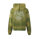 LOST INTRICACY Green Rhinestone Zip Up