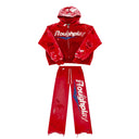 ROUGHPLAY RED/BLUE SWEATSUIT