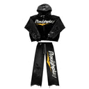 BLACK/ YELLOW SWEATSUIT