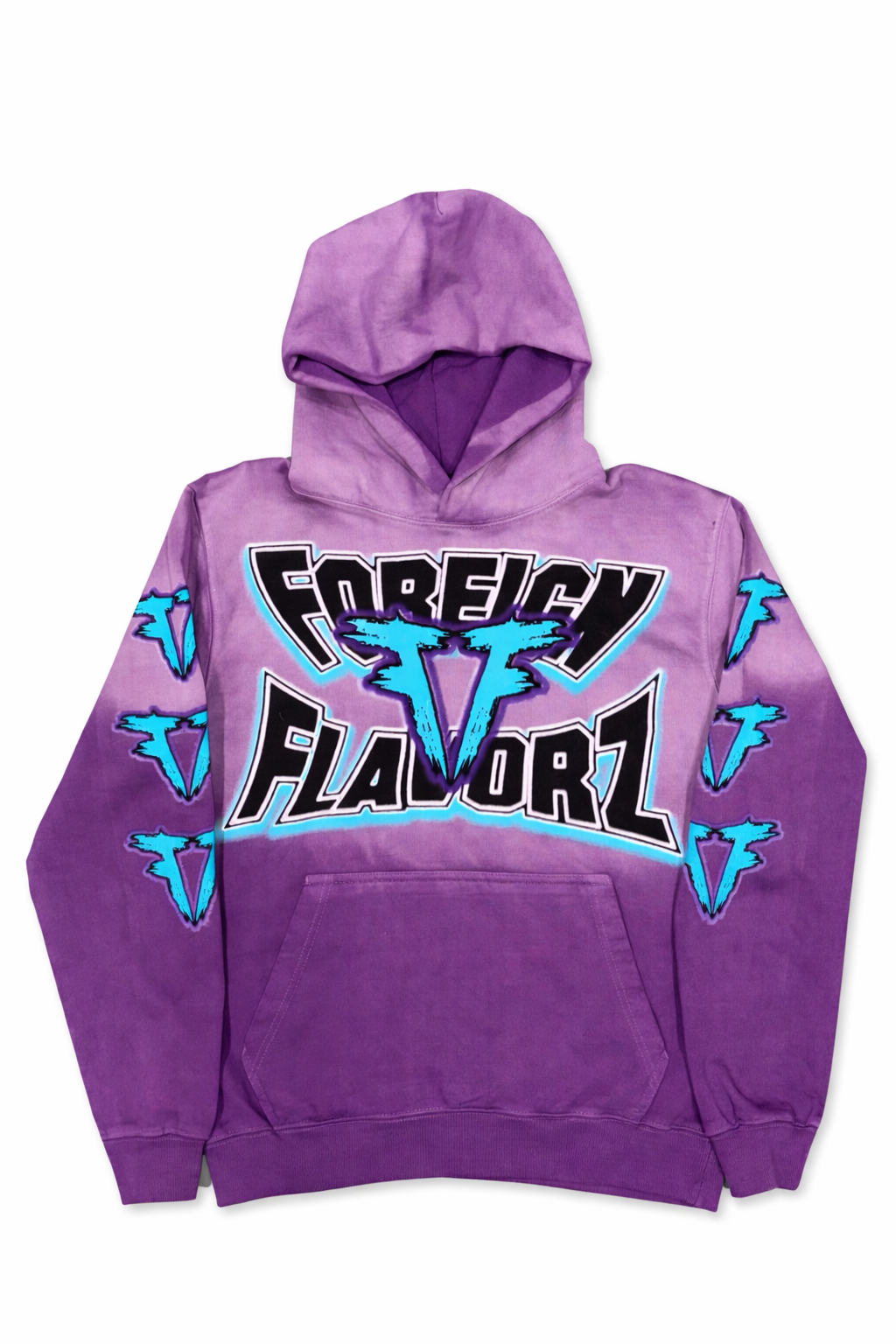 Foreign Flavorz 2026 Purple Premium Sun Faded Hoodie