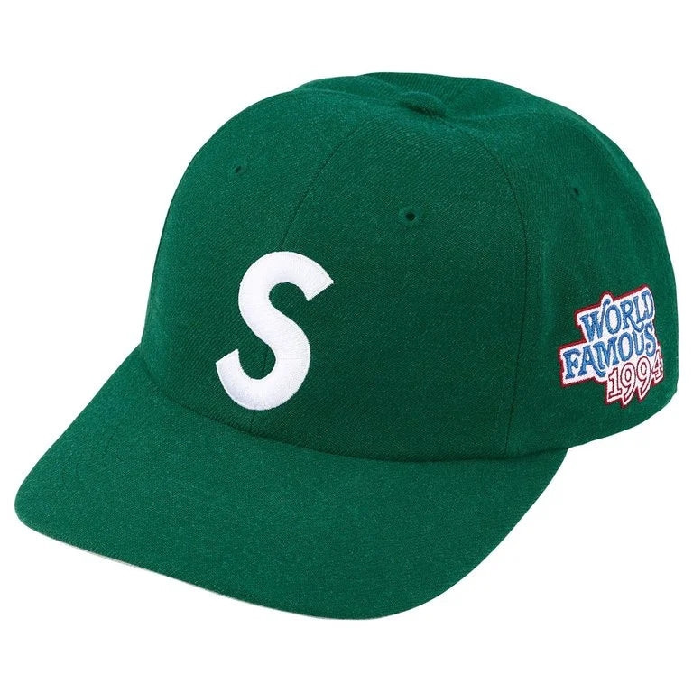Supreme World Famous S Logo 6-Panel Green