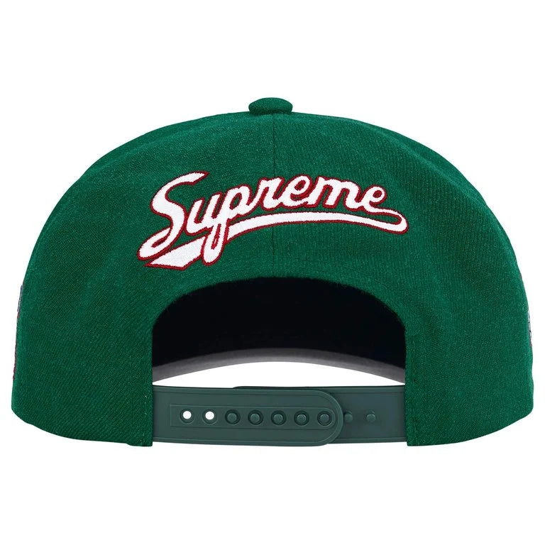 Supreme World Famous S Logo 6-Panel Green