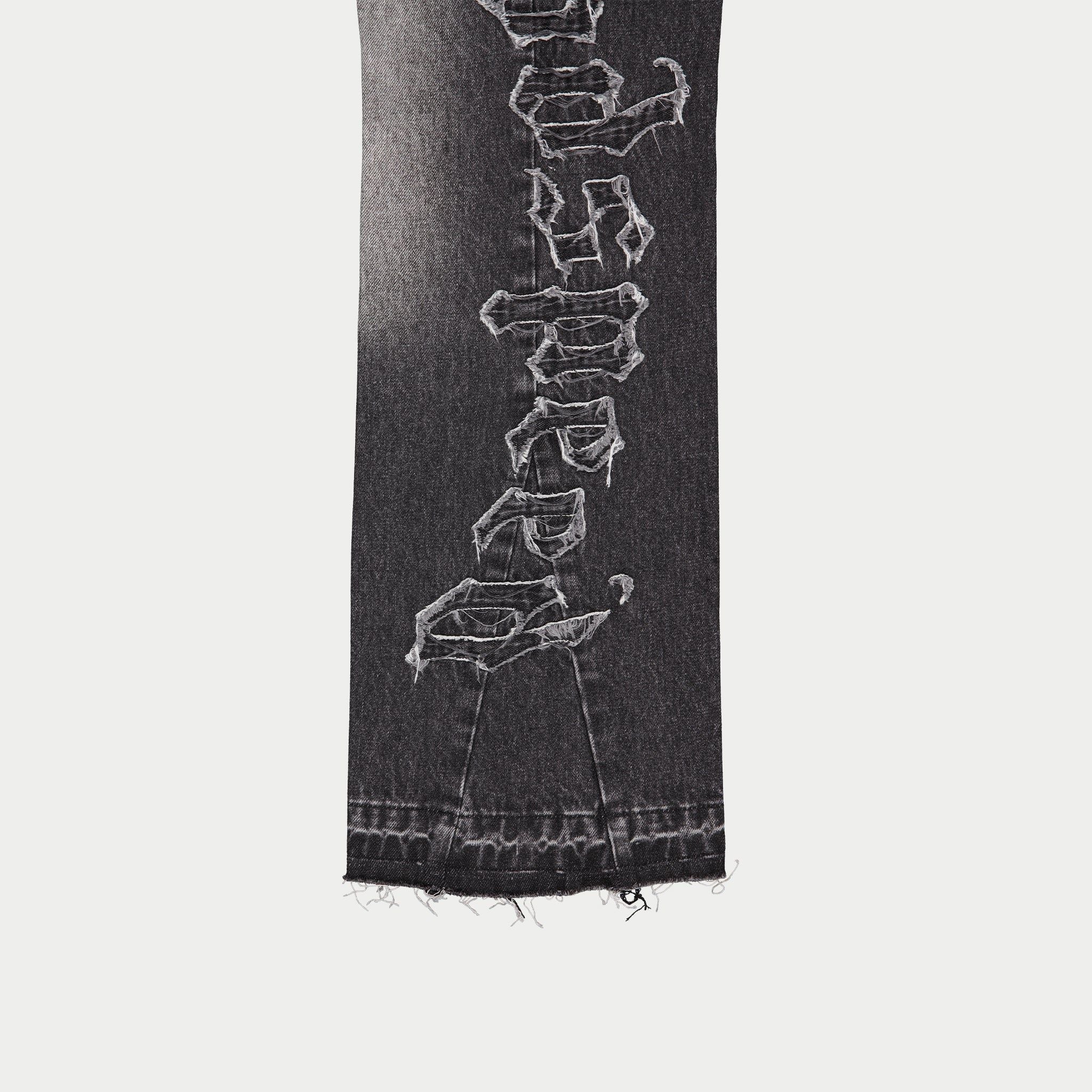 GODSPEED OG Logo Flared Denim Stitched