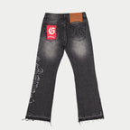 GODSPEED OG Logo Flared Denim Stitched