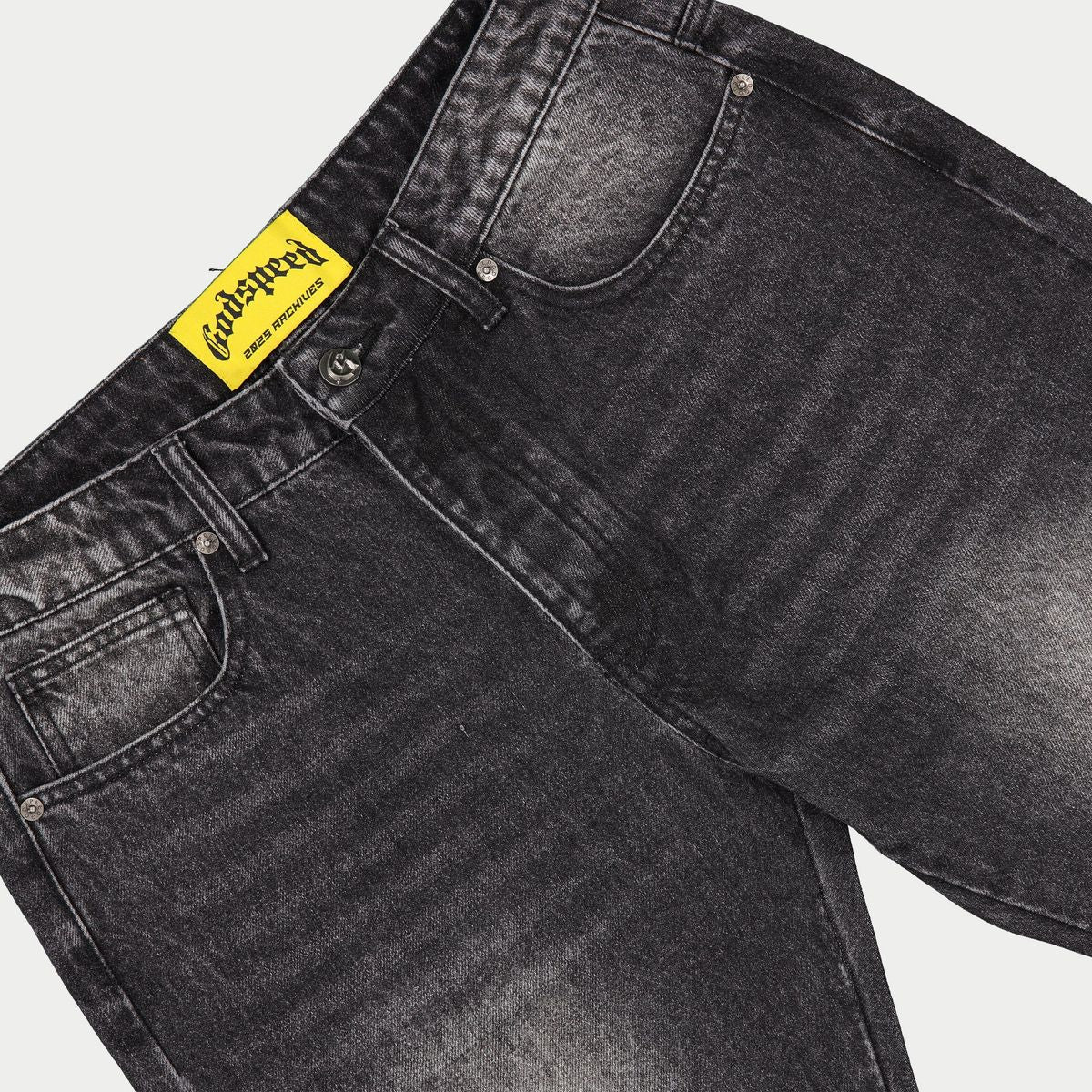 GODSPEED OG Logo Flared Denim Stitched