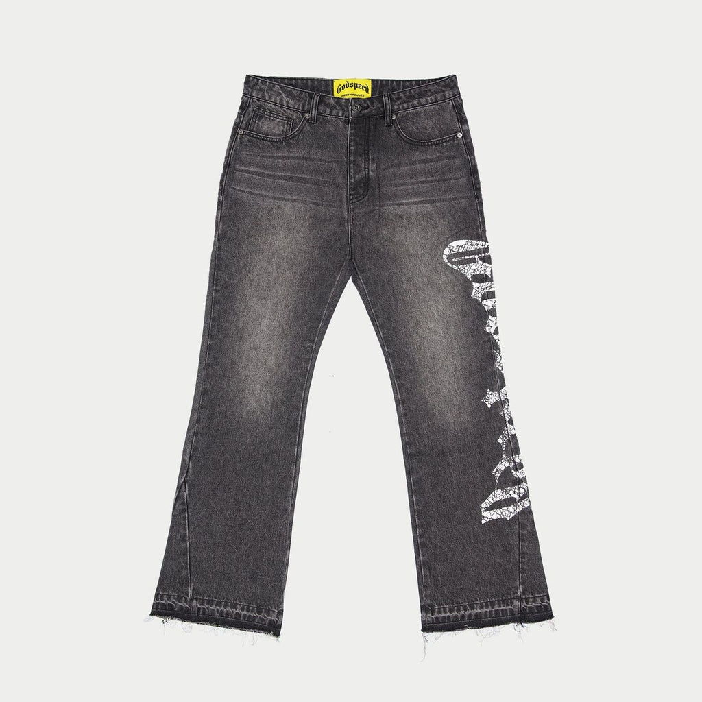 GODSPEED OG Logo Flared Denim