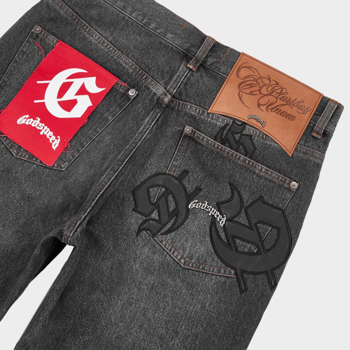 GODSPEED Scattered Gs Logo Denim