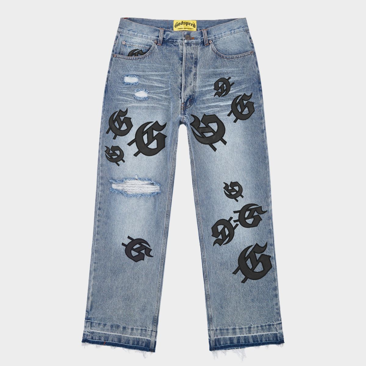 GODSPEED Scattered Gs Logo Denim