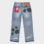 GODSPEED Scattered Gs Logo Denim