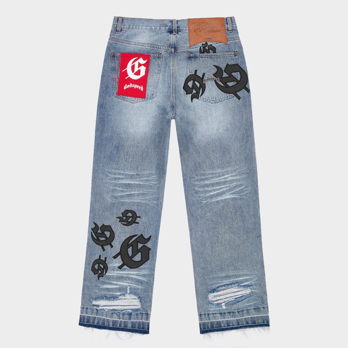 GODSPEED Scattered Gs Logo Denim