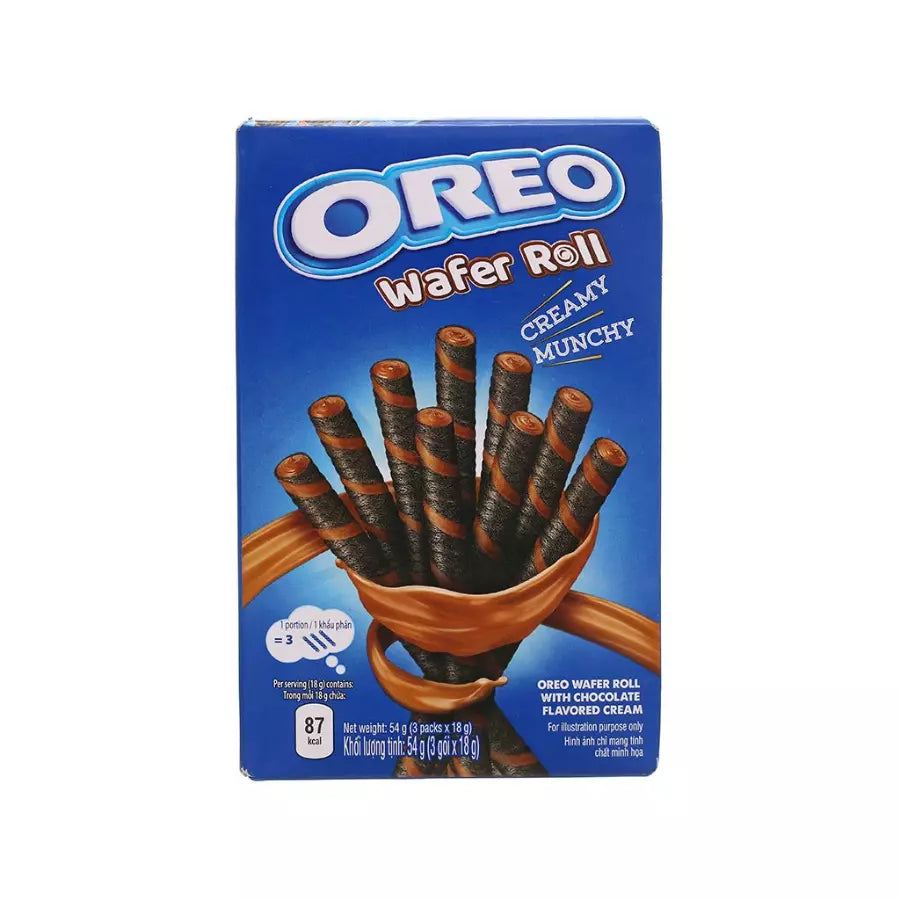Oreo Creamy Munchy Chocolate Wafers Rolls